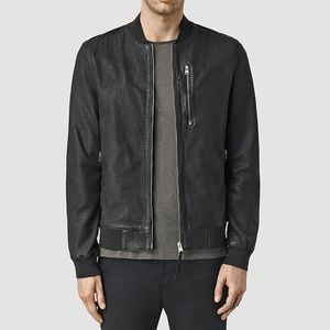 Allsaints Kino leather bomber jacket, size L